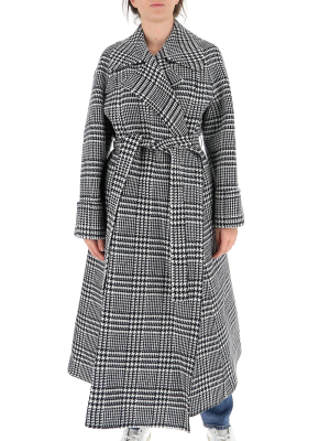 Missoni Houndstooth Belted Coat