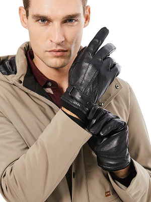Winter Warm Gloves (genuine Leather)
