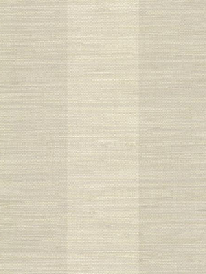 Oakland Taupe Faux Grasscloth Stripe Wallpaper From The Seaside Living Collection By Brewster Home Fashions