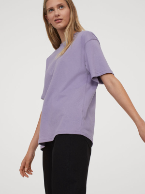 Wide-cut Cotton T-shirt