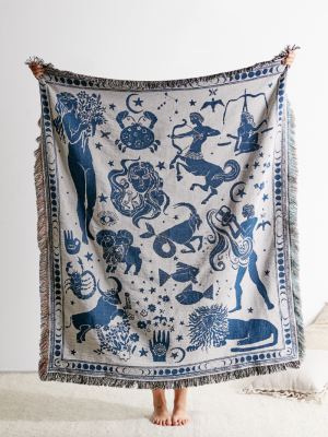 Zodiac Woven Throw Blanket