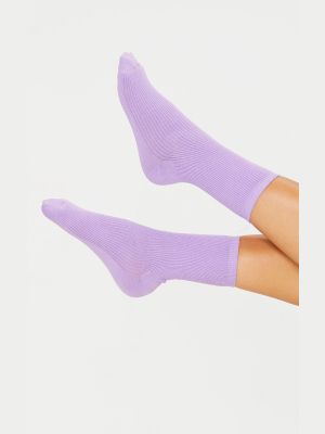 Lilac Sport Socks