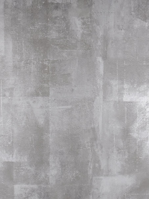 Ozone Texture Wallpaper In Silver From The Polished Collection By Brewster Home Fashions