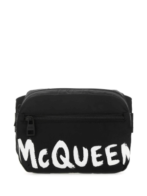 Alexander Mcqueen Graffiti Logo Belt Bag