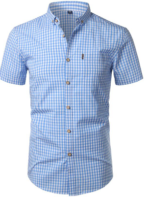 Pologize™ Checkered Button-down Shirt