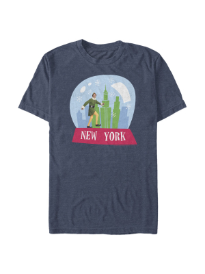 Men's Elf New York Snow Globe T-shirt