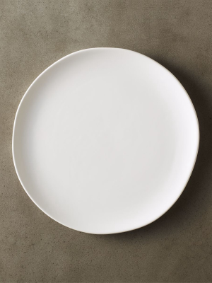 Crisp Matte White Salad Plate