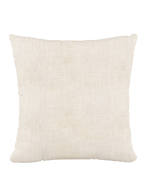 Polyester Square Pillow In Linen - Skyline Furniture