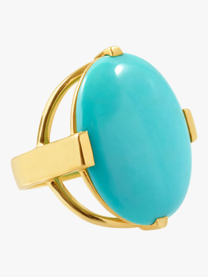 Rock Candy Oval Turquoise Ring