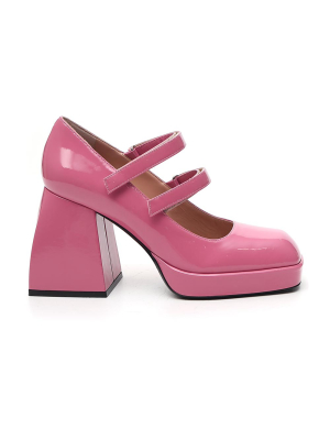 Nodaleto Double-strap Block-heel Pumps