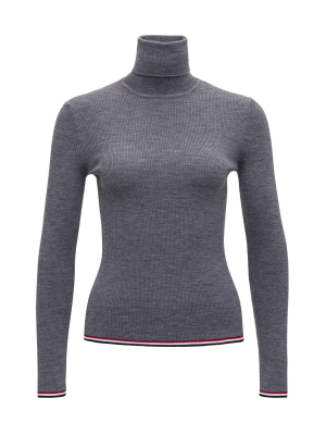 Thom Browne Turtleneck Ribbed Jumper