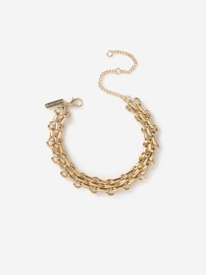 **round Chain Link Bracelet