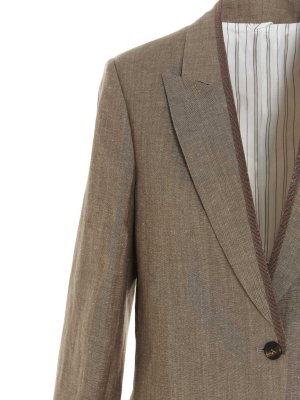 Brunello Cucinelli Single Breasted Blazer