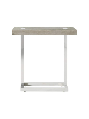 Alchemy Living Stile Heith Chair Side Table - Gray