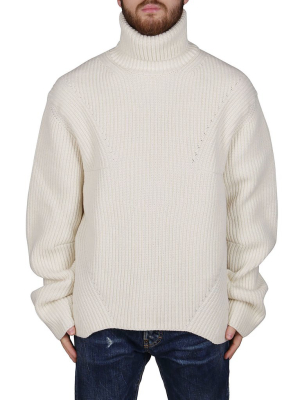 Ambush Ribbed Turtleneck Knit Sweater