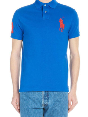 Polo Ralph Lauren Oversized Embroidered Logo Polo Shirt