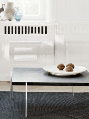 Poul Kjaerholm Pk61a Coffee Table In Grey Marble By Fritz Hansen