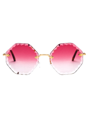 Chloé Eyewear Rosie Octagonal Frame Sunglasses