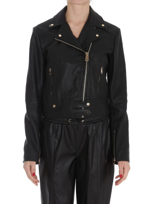 Pinko Biker Leather Jacket