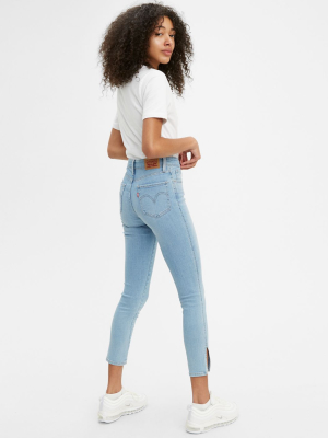Button Front 721 High Rise Ankle Skinny Women's Jeans
