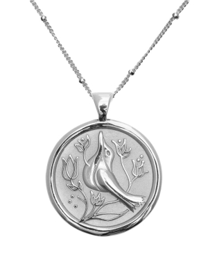 Peace Jw Original Pendant Coin In Silver