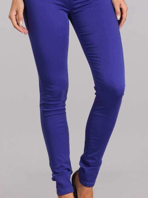 Celebrity Pink Skinny Mid Rise Pant In Spectrum Blue Cj21038z35