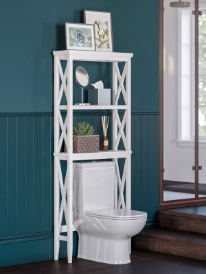 Over The Toilet Cross Frame Space Saver - Riverridge Home