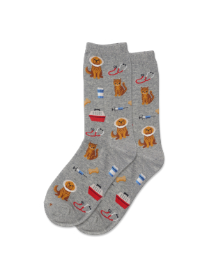 Women's Veterinarian Crew Socks