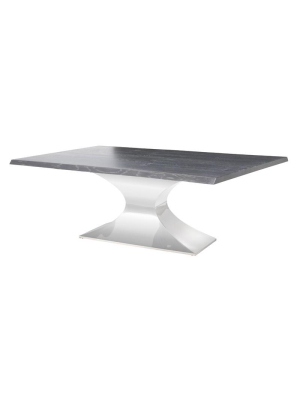 Nuevo Praetorian Dining Table - Oxidized Grey