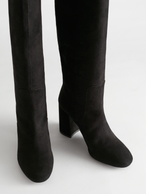Knee High Suede Boots