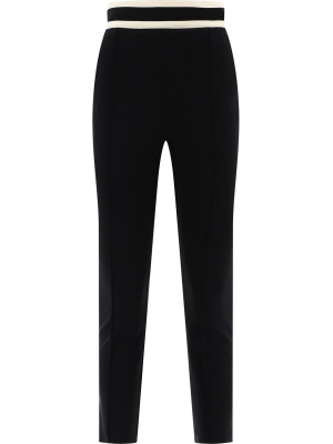 Elisabetta Franchi Contrast-trimmed Tailored Pants