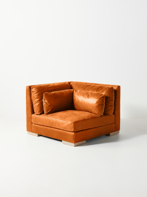 Relaxed Sunday Modular Leather Corner Chair