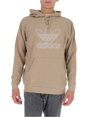 Adidas Originals Outline Trefoil Logo Hoodie