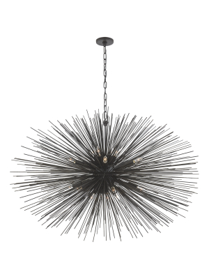 Strada Large Oval Chandelier In Various Colors