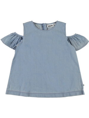 Molo Refas Top - Summer Wash Indigo