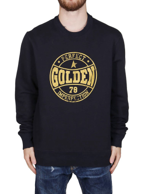 Golden Goose Deluxe Brand Logo Printed Crewneck Sweatshirt