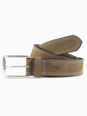 Suedehead Leather Belt