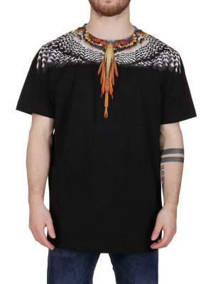 Marcelo Burlon County Of Milan Grizzly Wings Crewneck T-shirt