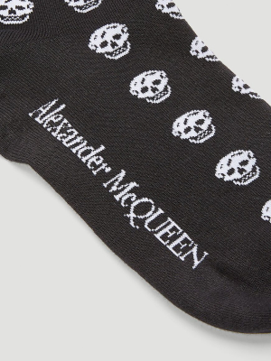 Alexander Mcqueen Allover Skull Socks