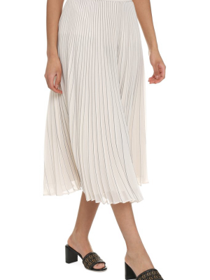 Max Mara Studio Ande Pleated Midi Skirt