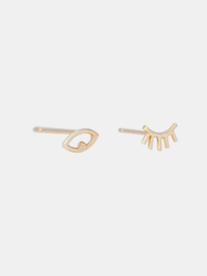 Individual Wink Earring