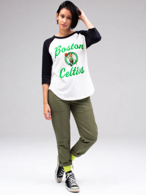 Womens Celtics Raglan