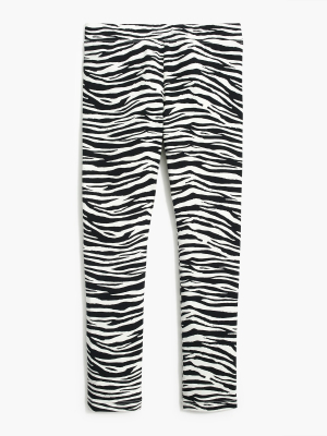 Girls' Zebra Leggings