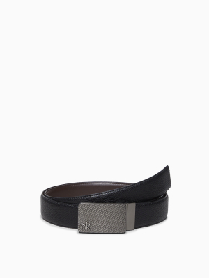 Pebble Reversible Textured Plaque Belt