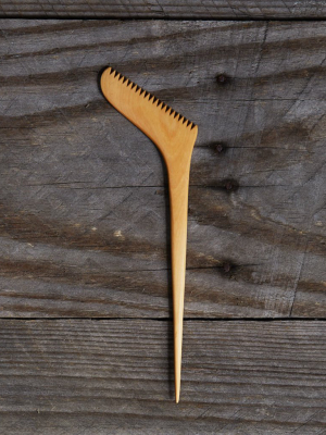 Naginata Boxwood Comb