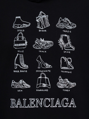 Balenciaga Shoe Printed Hoodie