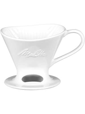 Melitta 1 Cup Porcelain Pour-over Cone Coffee Maker