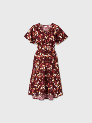 Short Sleeve Woven Maternity Dress - Isabel Maternity By Ingrid & Isabel™