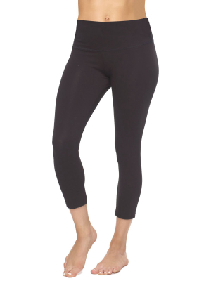 Lurra Cotton Span Capri Leggings