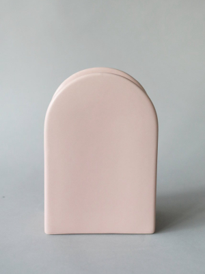 Afloral Blush Ceramic Arch Vase - 9"